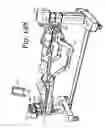 Fig. 142 - Patient positioning support apparatus with virtual pivot-shift pelvic pads, upper body stabilization and fail-safe table attachment mechanism