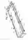 Fig. 173 - Patient positioning support apparatus with virtual pivot-shift pelvic pads, upper body stabilization and fail-safe table attachment mechanism
