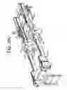 Fig. 223 - Patient positioning support apparatus with virtual pivot-shift pelvic pads, upper body stabilization and fail-safe table attachment mechanism
