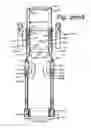 Fig. 236 - Patient positioning support apparatus with virtual pivot-shift pelvic pads, upper body stabilization and fail-safe table attachment mechanism