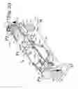Fig. 24 - Patient positioning support apparatus with virtual pivot-shift pelvic pads, upper body stabilization and fail-safe table attachment mechanism