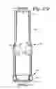 Fig. 240 - Patient positioning support apparatus with virtual pivot-shift pelvic pads, upper body stabilization and fail-safe table attachment mechanism