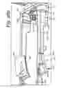 Fig. 252 - Patient positioning support apparatus with virtual pivot-shift pelvic pads, upper body stabilization and fail-safe table attachment mechanism