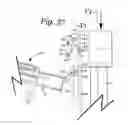 Fig. 38 - Patient positioning support apparatus with virtual pivot-shift pelvic pads, upper body stabilization and fail-safe table attachment mechanism