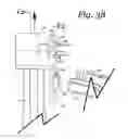 Fig. 39 - Patient positioning support apparatus with virtual pivot-shift pelvic pads, upper body stabilization and fail-safe table attachment mechanism