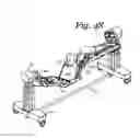 Fig. 49 - Patient positioning support apparatus with virtual pivot-shift pelvic pads, upper body stabilization and fail-safe table attachment mechanism
