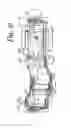 Fig. 52 - Patient positioning support apparatus with virtual pivot-shift pelvic pads, upper body stabilization and fail-safe table attachment mechanism