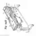 Fig. 97 - Patient positioning support apparatus with virtual pivot-shift pelvic pads, upper body stabilization and fail-safe table attachment mechanism
