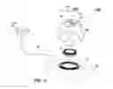 Fig. 13 - Device for displaying in respose to a sensed motion