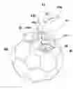 Fig. 01 - System and method for a motion sensing device which provides a visual or audible indication