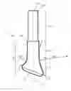 Fig. 01 - Ergonomic knob insert for hollow stick