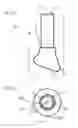 Fig. 22 - Ergonomic knob insert for hollow stick