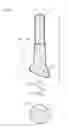Fig. 23 - Ergonomic knob insert for hollow stick