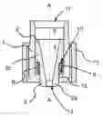 Fig. 01 - Laser nozzle having an internal mobile element and an external cover