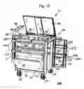 Fig. 08 - Tool box storage assembly