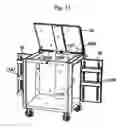 Fig. 10 - Tool box storage assembly