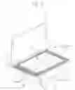Fig. 02 - Mold for forming a foam pad with intersecting ridges