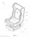 Fig. 02 - Multi-position chair with tiltable, rotatable and slidable seat shell