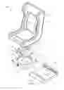 Fig. 03 - Multi-position chair with tiltable, rotatable and slidable seat shell