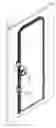 Fig. 01 - Integrated door frame and handle bracket