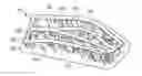 Fig. 01 - Support fixture for heat treating sheets having complex shapes
