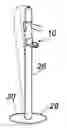 Fig. 01 - Plumb device for fence pipe