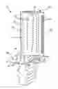 Fig. 01 - Gas turbine engine component with compound cusp cooling configuration
