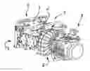 Fig. 01 - Multi-stage piston compressor having an outer cooling air conduction system