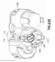 Fig. 38 - Rotational metering pump for insulin patch
