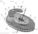 Fig. 01 - Brake Rotor With Working Surface Inserts