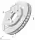 Fig. 06 - Brake Rotor With Working Surface Inserts