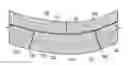 Fig. 01 - Combustor panels having angled rail