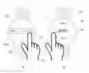 Fig. 01 - Use rotate gesture to quickly scroll and select in place