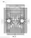 Fig. 12 - Phase shifter comprised of plural coplanar waveguides connected by switches having cantilever beams and mechanical springs