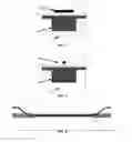 Fig. 03 - Optically pumpable waveguide amplifier with amplifier having tapered input and output