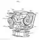 Fig. 01 - Camera to minimize parallax effects