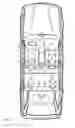Fig. 02 - Loudspeaker arrangement in a car interior
