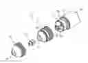 Fig. 01 - Replacement part unit for plasma torch, electrode, insulating guide, and nozzle
