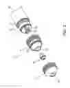 Fig. 03 - Replacement part unit for plasma torch, electrode, insulating guide, and nozzle