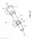 Fig. 23 - Replacement part unit for plasma torch, electrode, insulating guide, and nozzle