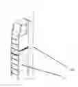 Fig. 01 - SUPPORT MEMBER AND SUPPORT SYSTEM FOR SAFELY AND SECURELY SUPPORTING A LADDER