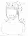 Fig. 01 - Protective hood made from materials of variable stretch knit and woven textiles