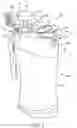 Fig. 02 - Mouthwash bottle with a pump, a toothbrush holder and an insertable cup