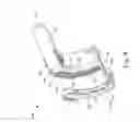 Fig. 10 - Surgical stapler with curved outer surface on anvil