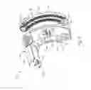Fig. 11 - Surgical stapler with curved outer surface on anvil