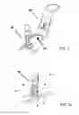 Fig. 02 - Device for fixing a cranial limb to the cranial crown to be placed in the craniotomial hole or cutting, dedicated applying device and process for its use