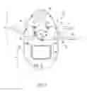 Fig. 10 - FACIAL ACCESS OXYGEN FACE MASK AND COMPONENT SYSTEM