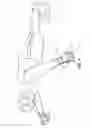 Fig. 06 - Exercise device with spring loaded arm support
