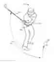 Fig. 01 - Golf swing plane training aid device