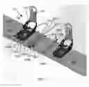 Fig. 02 - Splitboard binding with step in rear securing feature and locking crampon